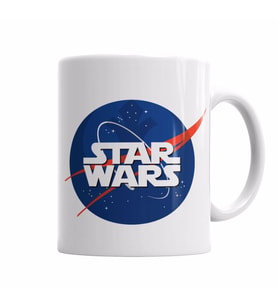 Star Wars Nasa Logo 2 Kupa Bardak Porselen