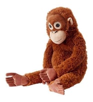 Yumuşak, Peluş Oyuncak 66 cm Maymun Oyuncak (Kahverengi)