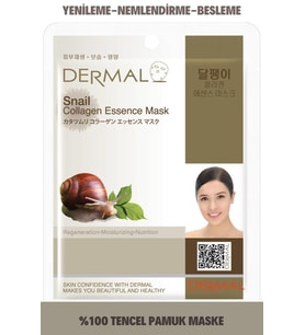 Dermal Yenileyici, Besleyici ve Nemlendirici Salyangoz Özlü Kollajen Maske 23 gr