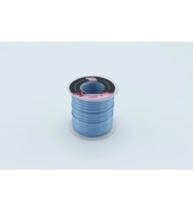 Gül Saten Kurdele Mavi 3.5MM