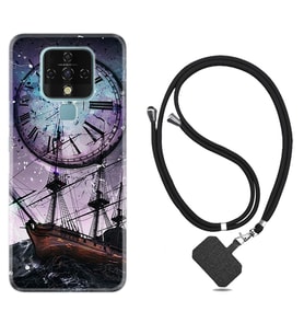 Tecno Camon 16 18P Pova Kılıf Boyun Askılı Silikon Time 1749