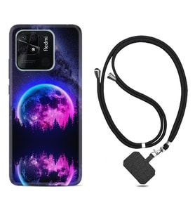 Xiaomi Redmi Note 7 8 9 Pro 10 2022 10 Pro 10S Kılıf Boyun Askılı Silikon Star Planet 1652