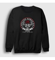 Presmono Unisex Siyah Gym Yujiro Hanma Anime Baki Sweatshirt 402938tt