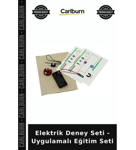 Özel Üretim Eğitici Fen Bilgisi Hobi Okul Projesi Elektrik Deney Seti - Uygulamalı Eğitim Seti