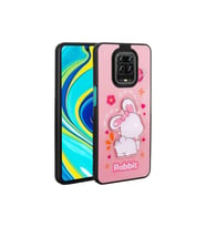 Xiaomi Redmi Note 9 Pro Uyumlu Kılıf Parlayan Kabartmalı İkonik Figürlü Zore Amas Silikon Kapak