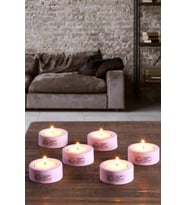 Holder  6'Lı Set Mumluk  Tea Light Mumluk Seti  Dekoratif Şamdan Mumluk (Beyaz)