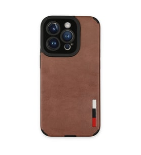 Apple İphone 14 Pro Max Kılıf Loop Deri Silikon - Kahverengi