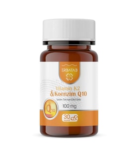 Erbatab Vitamin K2 ve Koenzim Q10 30 Kapsül
