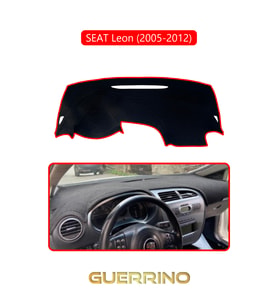 SEAT Leon (2005-2012)TORPİDO KORUMA HALISI KIRMIZI KENAR