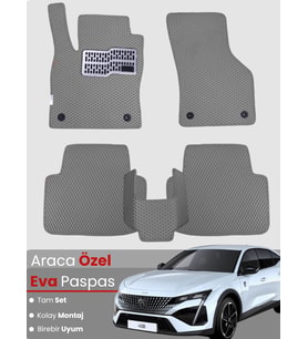 PEUGEOT 408 (2022-2025) Uyumlu EVA Paspas Tam Set–Araca Özel,Oto Paspas,Kolay Montaj