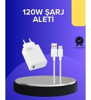 120 Watt Hızlı Şarj Adaptörü Samsung S20 S21 S22 S23 Uyumlu
