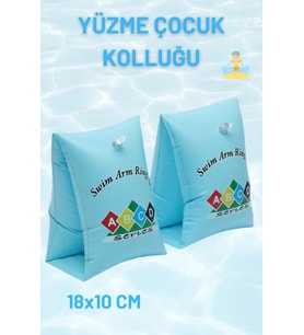 Mavi Renkli ABCD, Üçgen Kolluk 3-6 Yaş İçin Yüzme Kolluğu, Deniz ve Havuz Aksesuarları