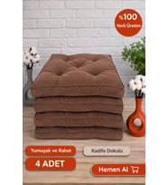 SİLİKONLU FİTİLLİ SANDALYE MİNDERİ
