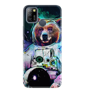 INFINIX Smart 4 5 6 Zero 8 S5 Pro Kılıf Desemli Silikon Astronot Panda 1755