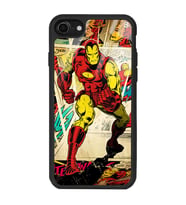 iPhone 7 iron Man Demir Adam Tasarımlı Glossy Telefon Kılıfı