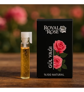 Royal Rose %100 Doğal Gül Yağı 1 ml – Saf Rosa Damascena Esansı