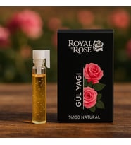 Royal Rose %100 Doğal Gül Yağı 1 ml – Saf Rosa Damascena Esansı