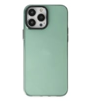 Pilelistore   iPhone 14 Pro Kılıf Anka PC Sert Metal Kapak - Yeşil