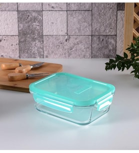 Paşabahçe 530186 Lockie Cam Saklama Kabı Yeşil 1030 cc