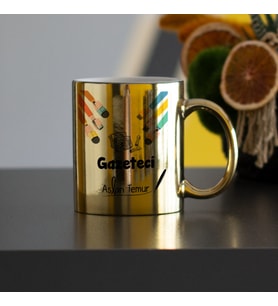 Gazeteci Gold Kupa Bardak