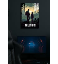 "The Last Of Us" Baskılı Metal Poster 2, Oyun/Game Hediyelik Tablo 30x40 cm (Parlak Beyaz)