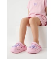 Elit MYS303 Patik Kız Çocuk Emojili Sabo Terlik Pembe
