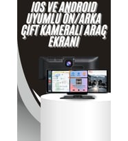 Kolay Kurulumlu CarPlay Destekli Araç İçi Ekran