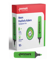 Penmark Fosforlu Kalem Neon Yeşil HS-505 02