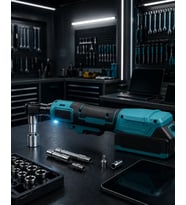 Northcity 21V Çift Bataryalı Cırcır Anahtar Dar Alan Montaj Aleti - 40 Nm Tork ve LED Işıkla