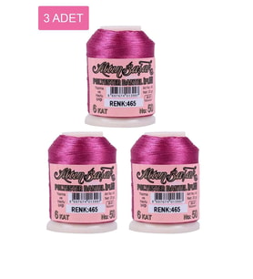 3 Adet Altınbaşak Oya ve Dantel İpi 20 gr - Royaleks - No: 465
