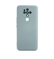 Tecno Camon 16 Kılıf Nano İçi Kadife Silikon - Buz Mavisi