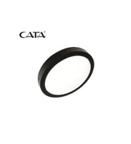 CATA CT-5238 30W Panel LED Armatür Siyah Yulvarlak Sıva Üstü Metal Kasa Beyaz Işık 6400K