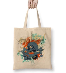 Skull Bez Çanta Uzun Saplı