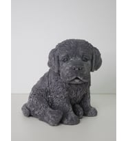 BÜYÜK SİYAH KÖPEK MUM