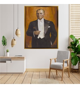 ÇERÇEVELİ ATATÜRK TABLO S213