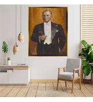 ÇERÇEVELİ ATATÜRK TABLO S213