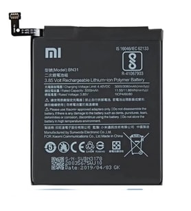 Xiaomi Redmi S2 - BN 31 - Uyumlu Pil Sıfır - Servis