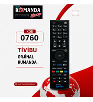(ORJİNAL) TİVİBU ORJİNAL LOGOLU UYDU KUMANDA