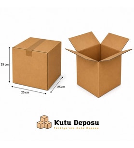 25x25x25 cm E-Ticaret ve Kargo Kutusu (20 ADET)