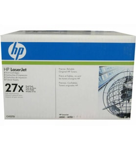 Hp Hp C4127X (27X) Mavi Beyaz Kutu Siyah Orjinal Toner