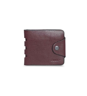 Guard Bordo Hakiki Deri Yatay Model Patlı Spor Erkek Cüzdan // GRD260225WT1079 (Renksiz)