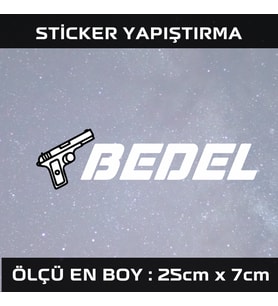 bedel etiket sticker - 1 adet çıkartma araba motosiklet kask atv tablet pc buzdolabı otomobil bilgisayar uyumlu