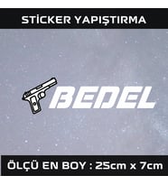 bedel etiket sticker - 1 adet çıkartma araba motosiklet kask atv tablet pc buzdolabı otomobil bilgisayar uyumlu