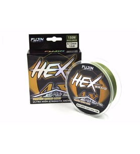 Fujin Hex Braid 4x 150mt Moss GreenPE İp Misina 0,16 mm.