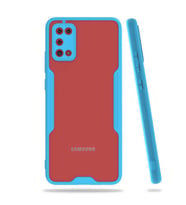Galaxy A02S Kılıf Zore Parfe Kenarları Pastel Renk Silikon Kılıf (Mavi)