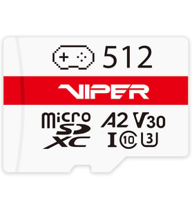 Memory Viper Gaming Serisi 512GB Micro SDXC V30 A2 UHS-I U3 4K UHD Hafıza Kartı PV512GGM32MCX - Nintendo Switch 1/Steam Deck/ASUS ROG Ally/GoPro/Insta360/DJI Kameralar ve Dronlar ile Uyumlu
