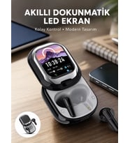 Northcity LED Ekranlı Akıllı Kablosuz Kulaklık Seti - Şık ve Güçlü Performans