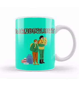 funny Travel gift design lover Trippin Wanderlust Journey Adventurer Vacation Kupa Bardak Porselen