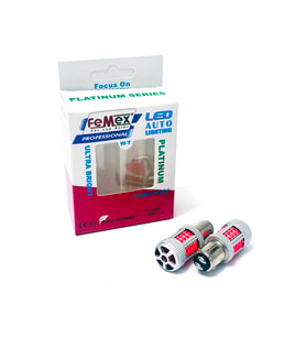 FEMEX Platinum P21W-1157 BAY15D Çift Duy Decoderli Stop Fanlı Led Ampul