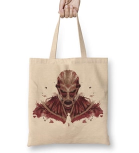 Attack On Titan Ink On Titan Bez Çanta Uzun Saplı